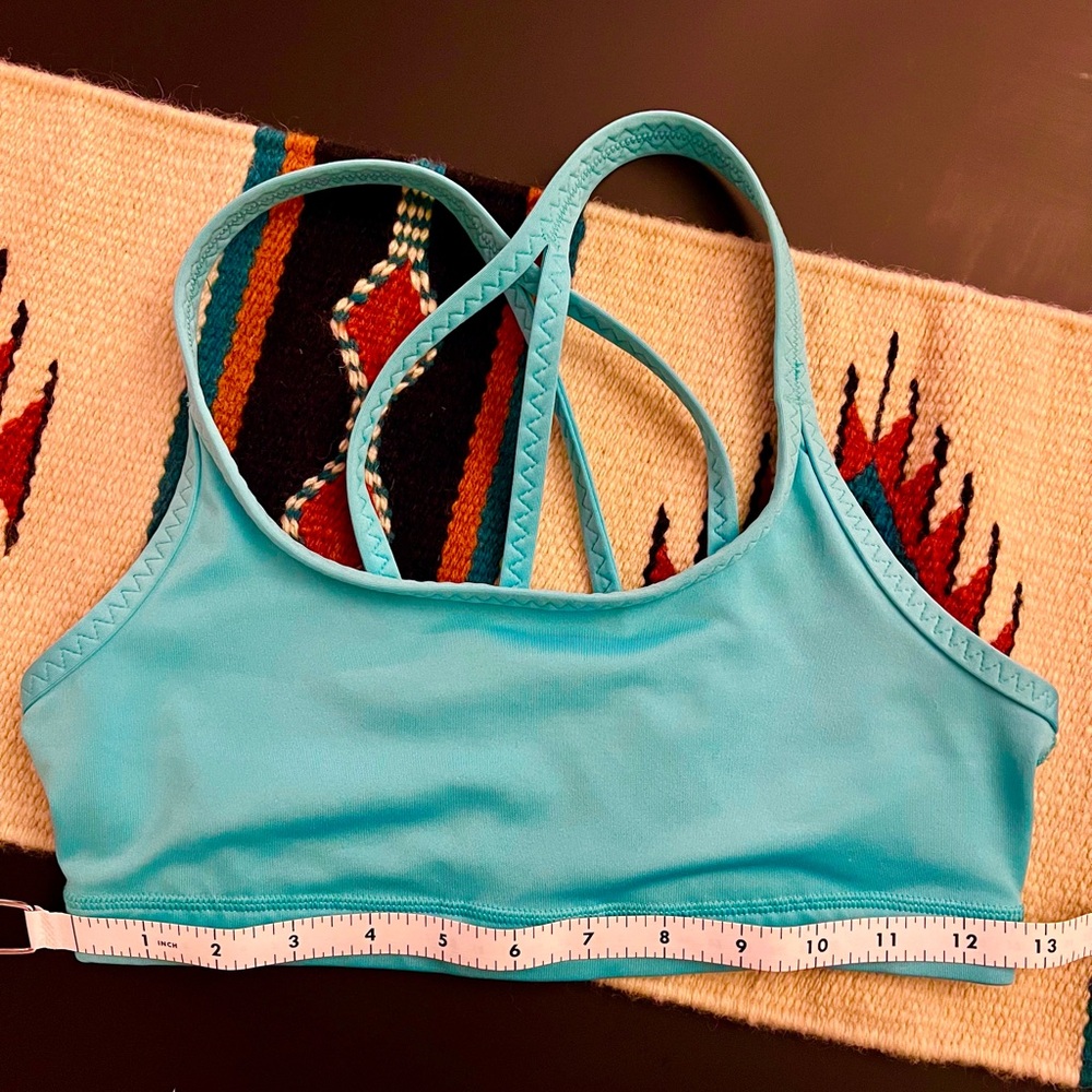 Patagonia Strappy Turquoise Sportsbra - Picture 5 of 5